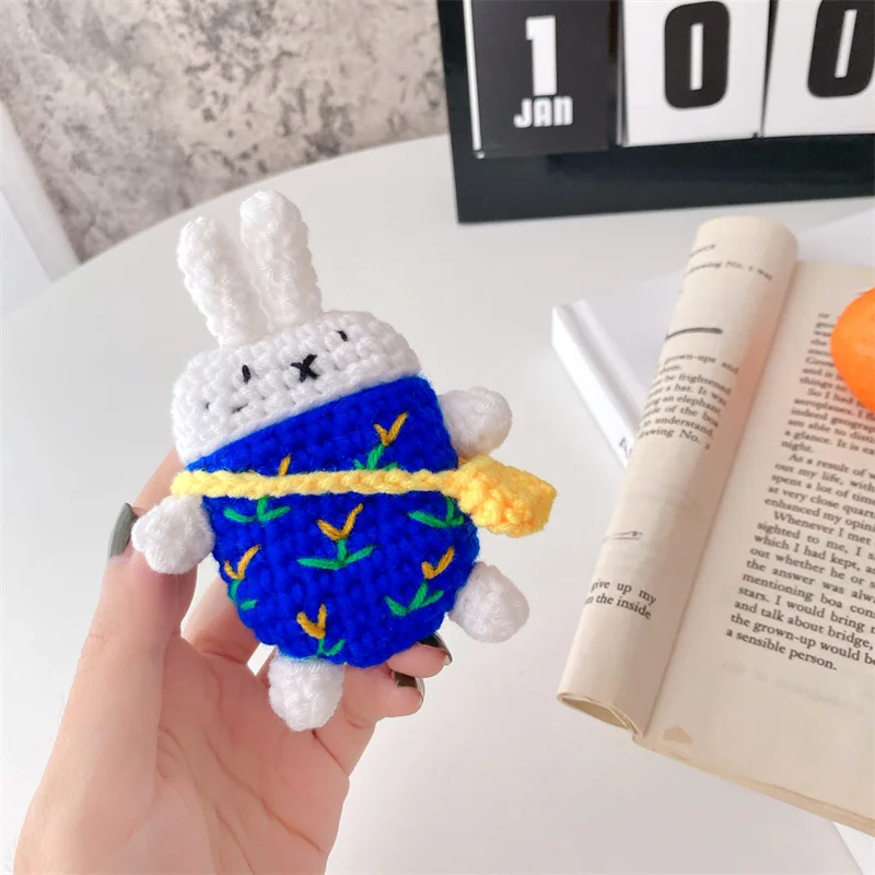 

Cartoon Cute Comfort Soft Plush Rabbit Earphone Cover For AirPods 1 2 Pro 3 Protective Case Gift Wireless Bluetooth Headset Box