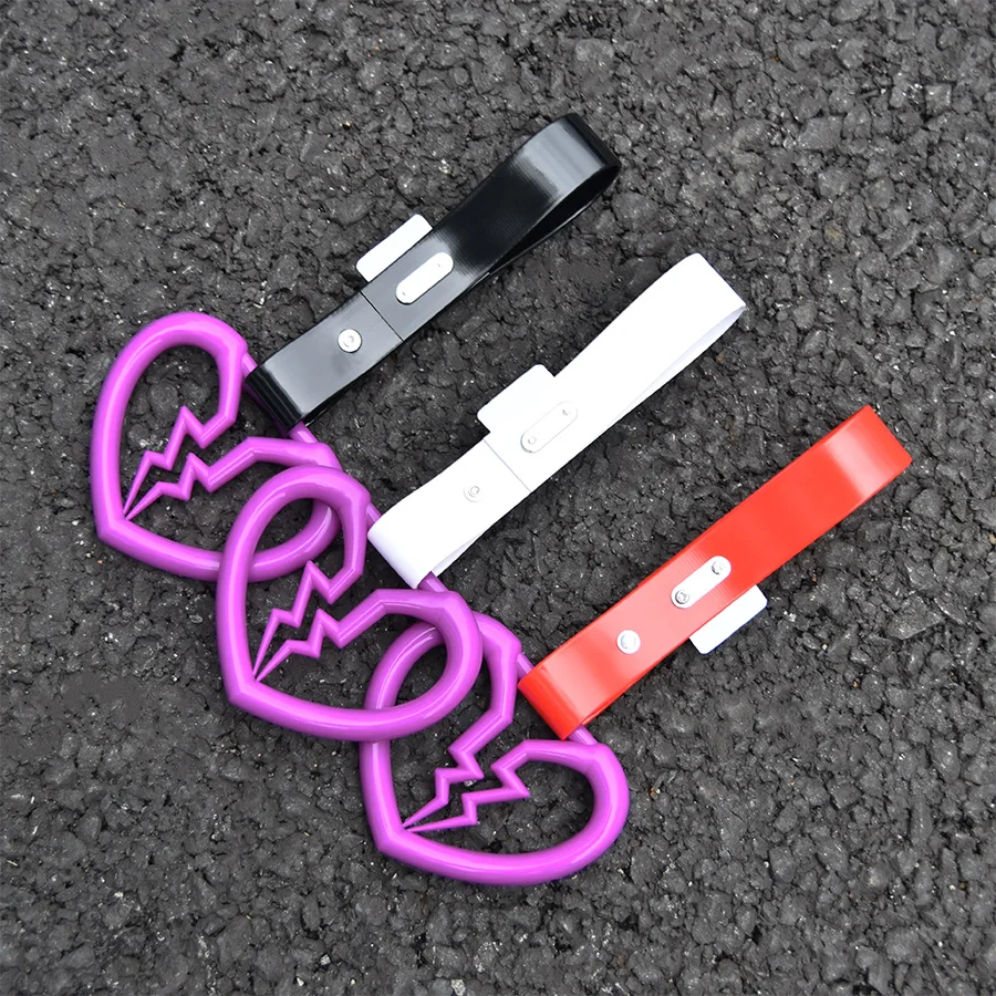 JDM ручка для поезда автобуса ручной ремешок кольцо дрифта в форме сердца