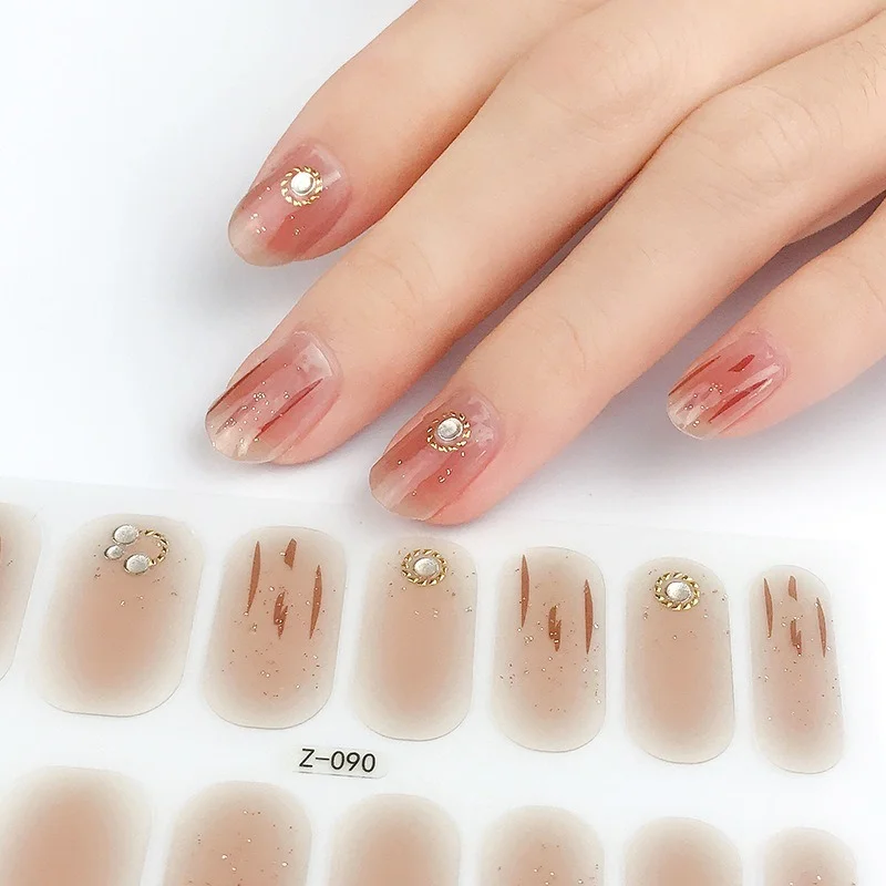 

Zhengxiang 3D Diamond Nail Sticker Nail Polish Nail Sticker Net Red New Design Decorative Bronzing Nail Sticker
