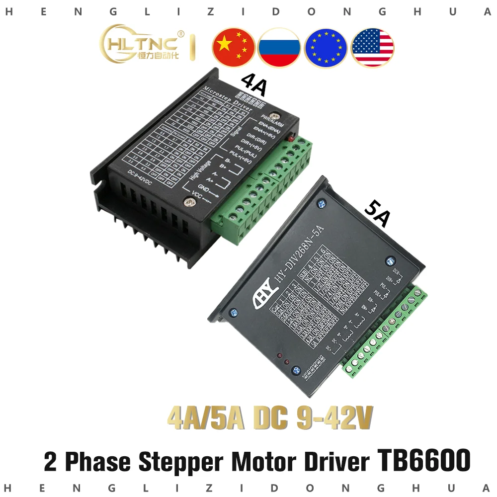 4A 5A TB6600 одноосный шаговый двигатель драйвер контроллера плата 1 Ось модуль для