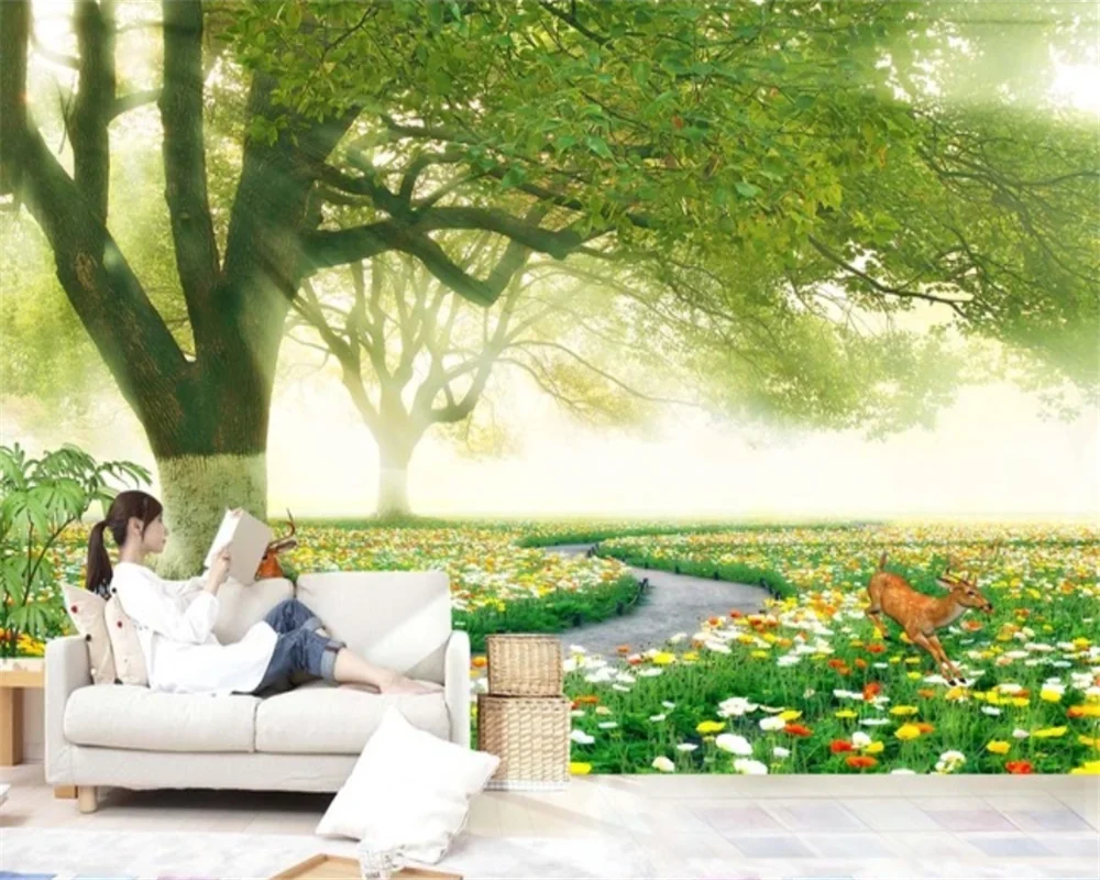 Обои на заказ красивые 3D обои dreamland пейзаж картина фон 3d обои|wallpaper for walls|wallpapers