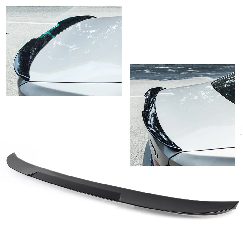 

Car Rear Spoiler Trunk Boot Wing Lip Tail Trim For BMW 5 Series G30 Sedan 4-Door 2017 2018 2019 Gloss Black ABS Plastic M4 Style