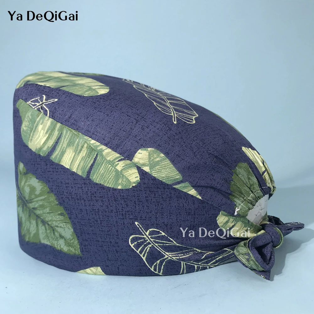 

new Multicolor Breathable Male and female Surgical Cap Fashion CartoonPrinting Beauty Salon Nursing Cap Pure Cotton nursing hats