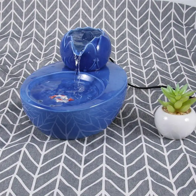1 шт. декоративные практичный элегантный лотоса Форма Синий Автоматическая кошка