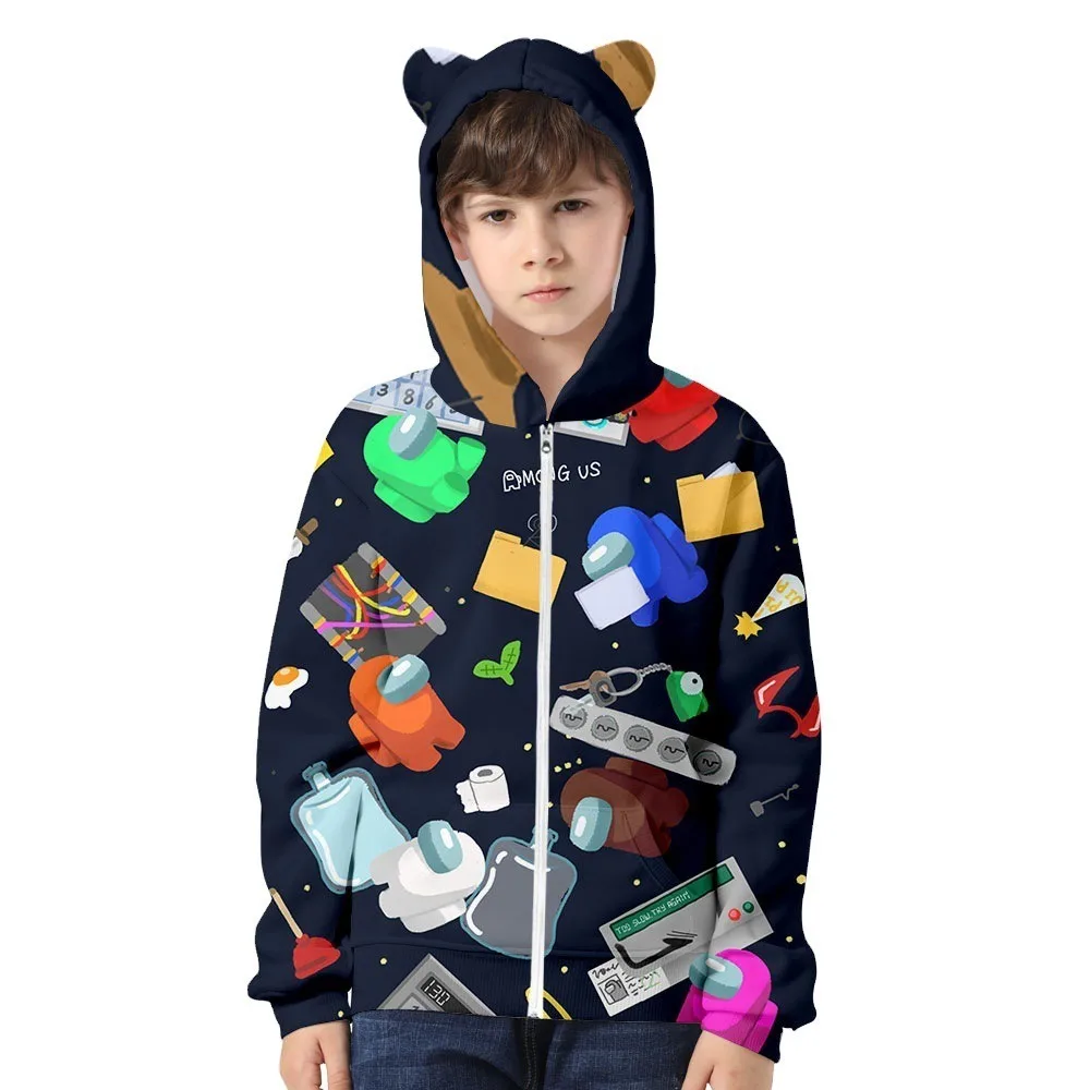 

2020 Baby Clothing Sets Children 2-14 Years Birthday Suit Boys Tracksuits Kids Among Us Sport Suits Hoodies Top +Pants 2pcs Set
