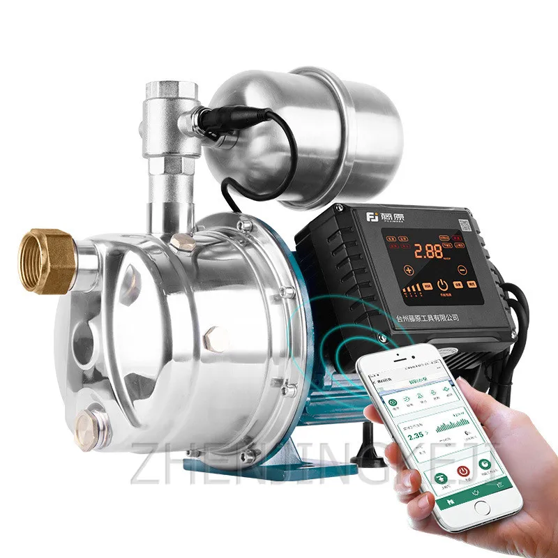 

Frequency Conversion Water Pressure Booster Pump For Home Shower Stainless Steel Mute Fully Automatic 220V Self-priming Pump