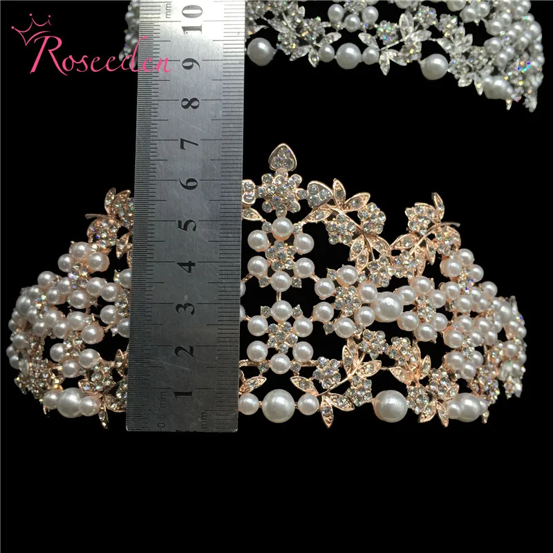 Тиара с искусственным жемчугом в Корейском стиле женская красивая тиара Женские