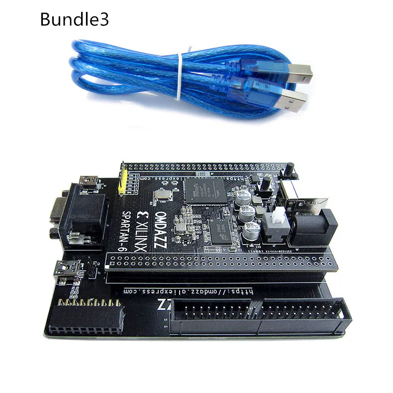 Bundle3 XILINX FPGA Spartan6 XC6SLX16 макетная плата Spartan-6 FPGA Core Card и IO Плата с 128 м DDR3 - Цвет: Bundle3