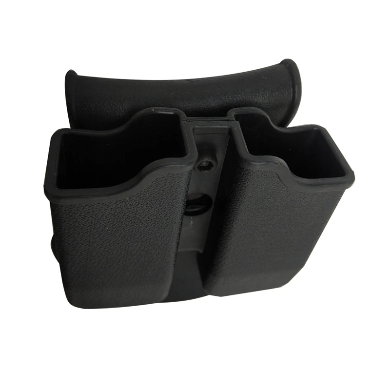 

Tactical Waist Double Mag Case Plastic Magazine Pouches For 9mm Pistol Glock USP Makarov G2C Beretta Hunting Gear Gun Accessory