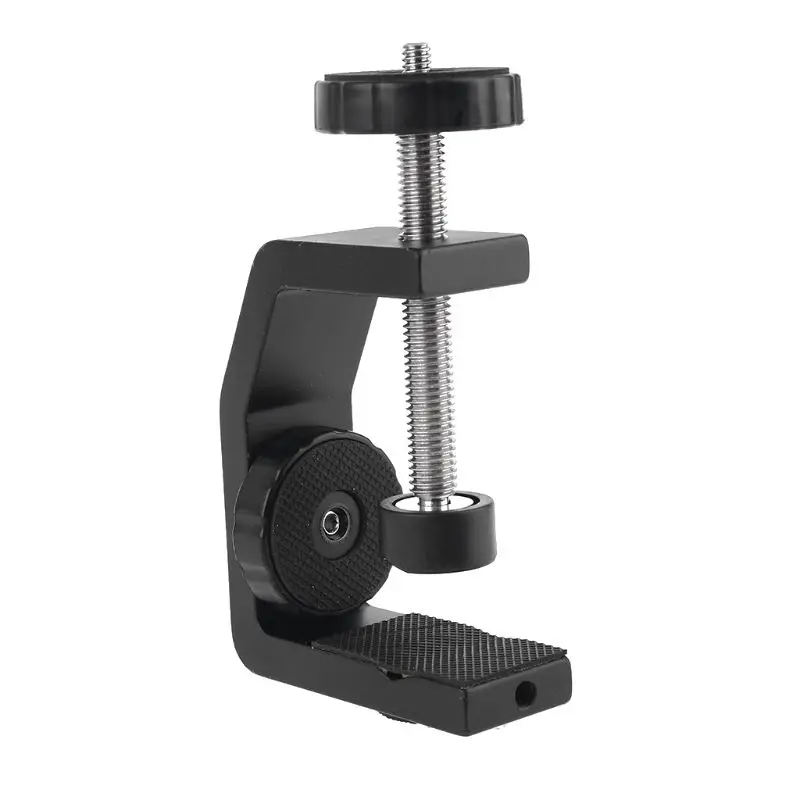 Universal C-style Camera Screw Clamp with 360 Degree Mini Ball Head 1/4&quot for Flash Speedlite Accessories | Электроника