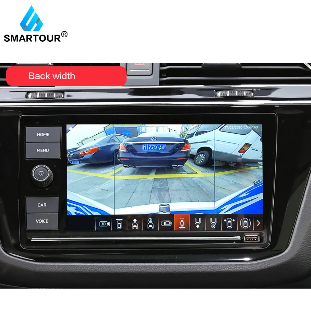 Автомобильная камера заднего вида Smartour AHD 3D с углом обзора 360 градусов 4 камеры DVR