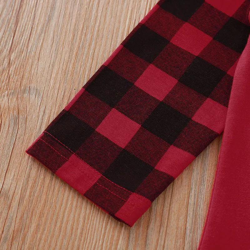 Зимний стиль 2020 Детский комбинезон для новорожденных хлопковый клетчатый с