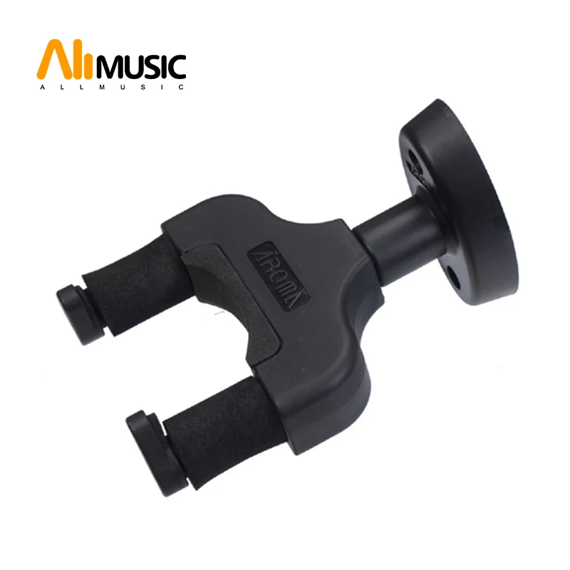 

Лучшая цена черный нейлон Электрогитары виллион инструмент настенный крючок-держатель стойки крюк крепление AH-81 для всех Размеры BLK гитары