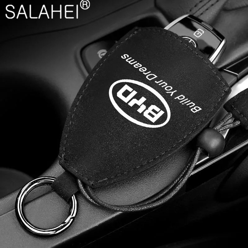 

Universal High Quality Suede Car Key Case Shell For BYD Surui Tang Song Qing Yuan L3 F0 F3 F6 S8 E5 E6 G3 M6 Auto Accessories