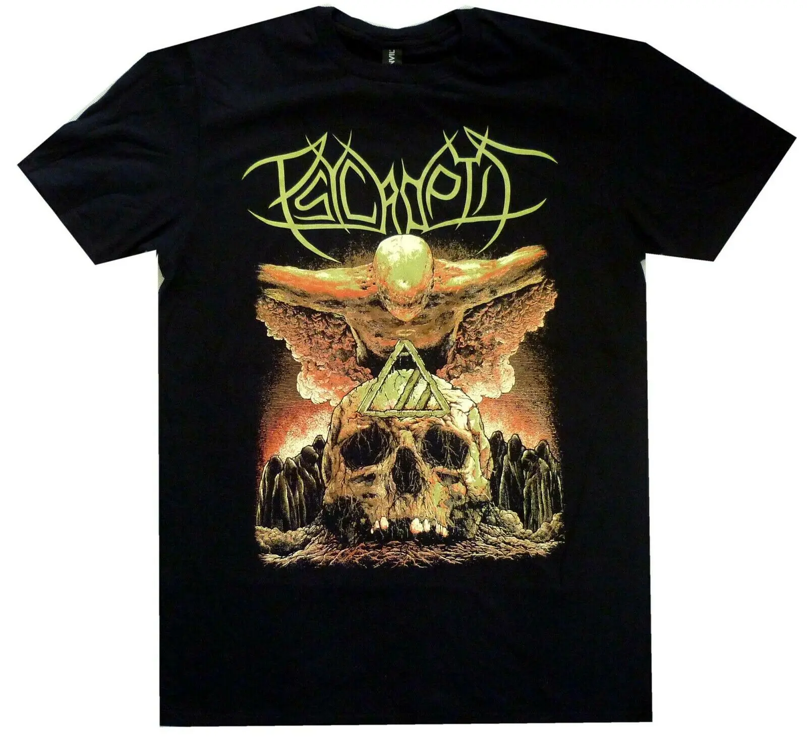 Футболка с черепом Psycroptic As The Kingdom S-XXL | Мужская одежда