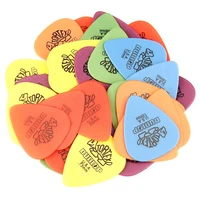 free shipping 100pcs dunlop guitar picks for electric guitar bass parts accessories 6 kinds of thickness plectrum