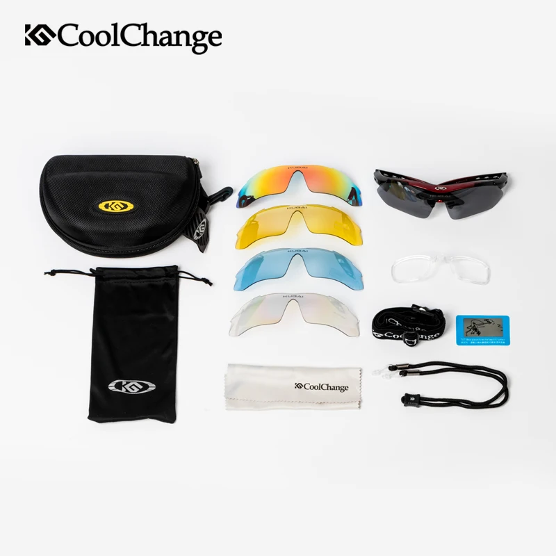 Профессиональные поляризованные велосипедные очки CoolChange уличные спортивные
