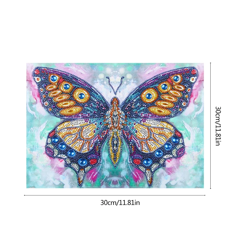 

5D Special Diamond Painting Butterfly Embroidery Rhinestone Crystal Cross Stitch DIY Needlework Craft Kit Home Decoration