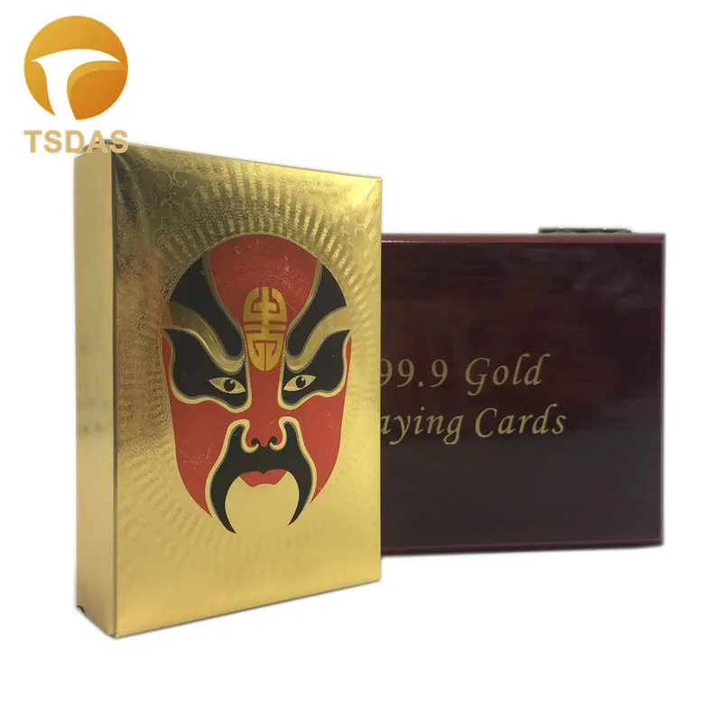 Вечерние Маски для лица позолоченные игральные карты 54 шт./компл. пластиковые с