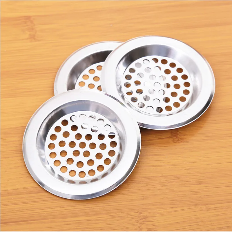 

NEW 7.5cm/6cm Stainless Steel Kitchen Filter Sinks Strainer Drain Hole Trap Metal Sink Strainer Bath Sink Drain Hair Catcher