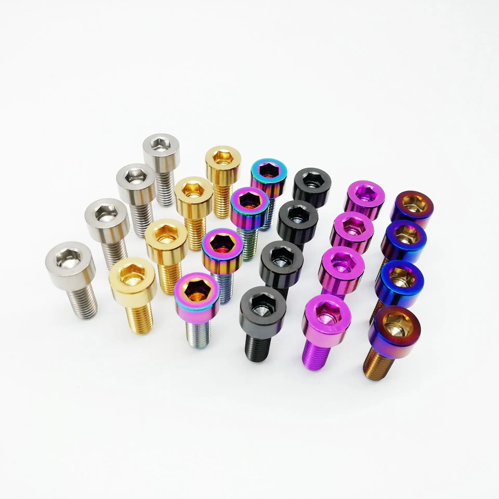 4 шт. M6X20mm Gr.5 титановый/Ti Болт шестигранный винт с внутренней шестигранной
