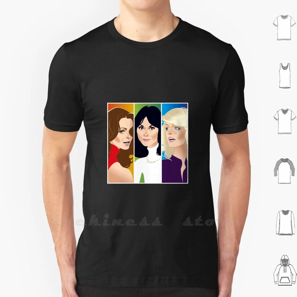 

My Angels T Shirt Men Women Teenage Cotton Farrah Fawcett Kate Jackson Jaclyn Smith Jill Munro Sabrina Duncan Garrett Charlies