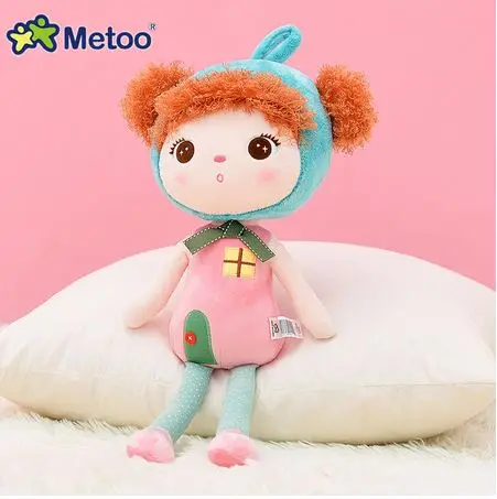 House Metoo кукла Анджела 50 см kawaii Плюшевые игрушки в виде животных с плюшевой набивкой детские игрушки из мультфильмов, подарок на день рождения коала "Панда" Олень "Божья коровка клубника - Цвет: House