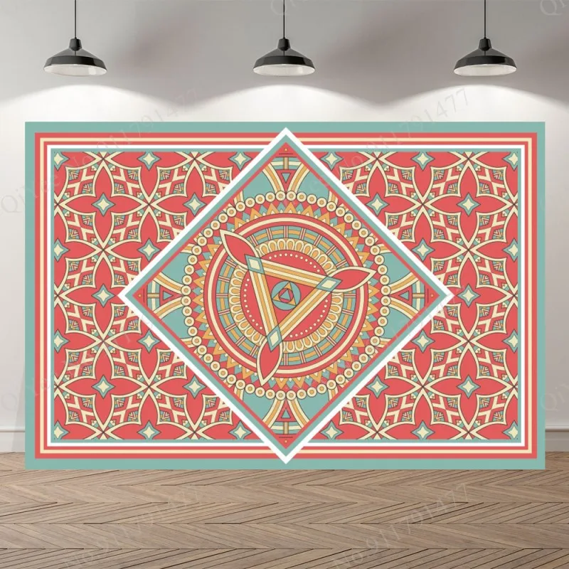 

Виниловый фон для фотосъемки новорожденных с богемным рисунком