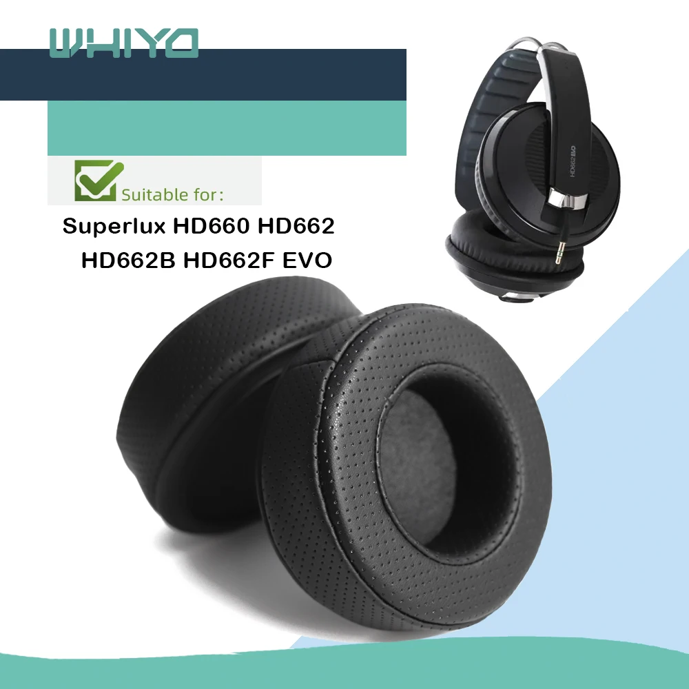 Whiyo Сменные амбушюры для Superlux HD660 HD662 HD662B HD662F EVO наушники с подушками бархатные наушники Whiyo Сменные амбушюры для Superlux HD660 HD662 HD662B HD662F EVO наушники с подушками бархатные наушники