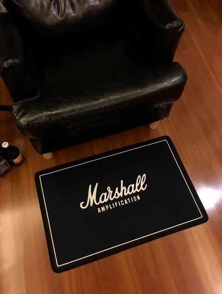 Marshall гитара Современная печать музыка фланелевая зона коврик для ванной комнаты