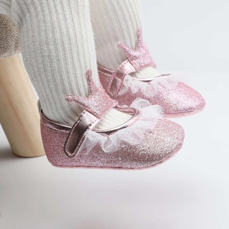 

Newborn Baby Girls First Walkers Spring Autumn Cute Mary Jane Flats Infant Princess Shoes Toddler Baby Footwear 0-2 Years