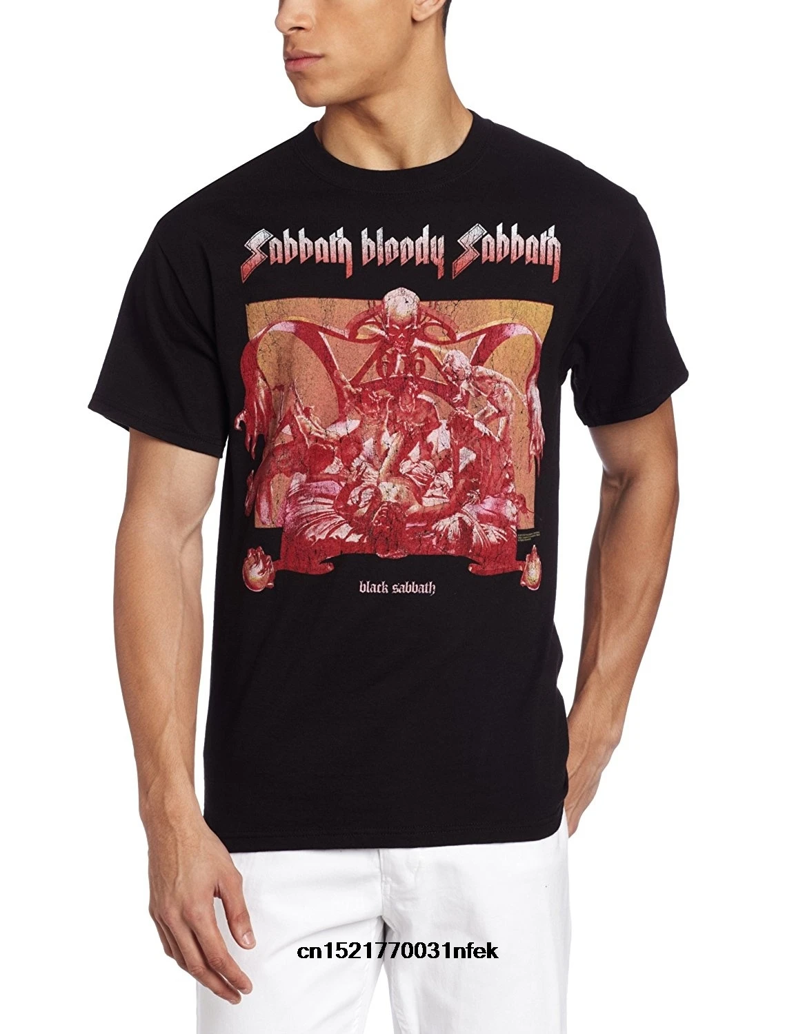 Мужская футболка привлекательная Классическая Sabbath кровавая забавная новинка wo