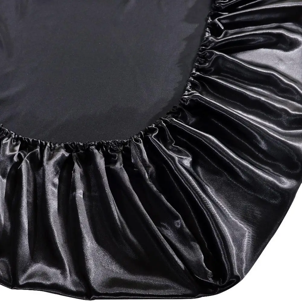 15 атласная шелковая натяжная простыня на эластичный однотонный Матрас протектор