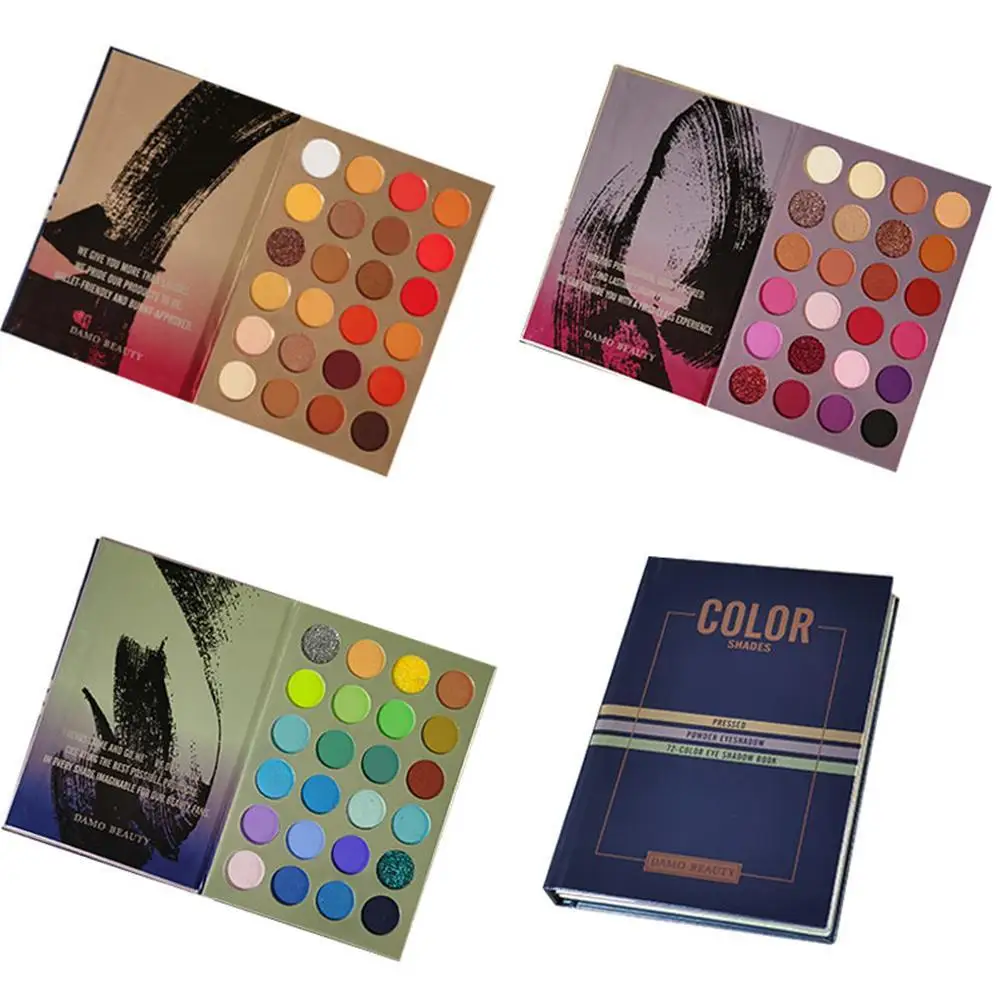 

BEAUTY GLAZED Color Shades 72 Colorful Book Sharp Eyeshadow Shadow Eye Matte Pallete Drop Shipping Shiny Palette Pigment Gl M9Q1
