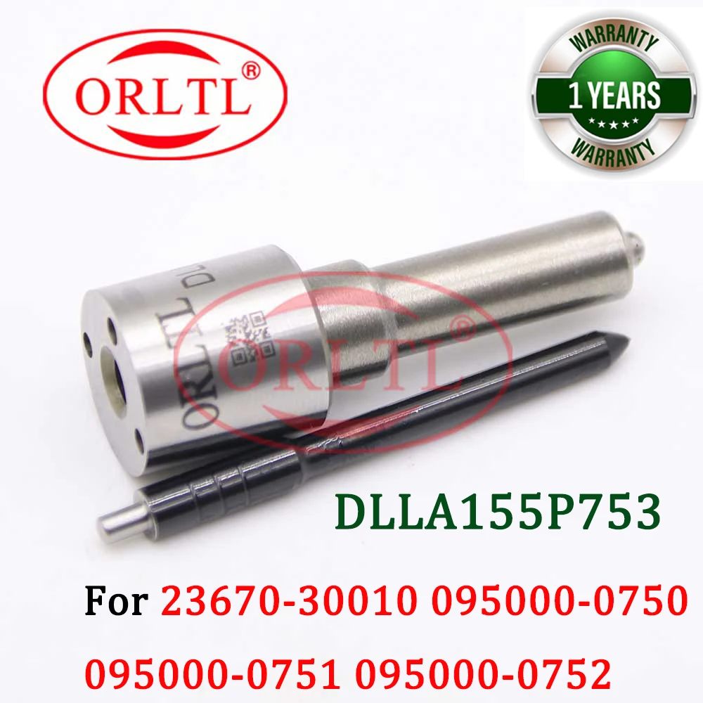 

DLLA155P753 Diesel Injector Sprayer Nozzle D LLA 155P 753 Injector Nozzle For Toyota 23670-30010 095000-0750 095000-0751