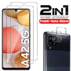 Защитная пленка для экрана для Samsung Galaxy A12 стекло A21S A51 A31 A41 A71 закаленное стекло Защита для объектива камеры пленка для Samsung A12