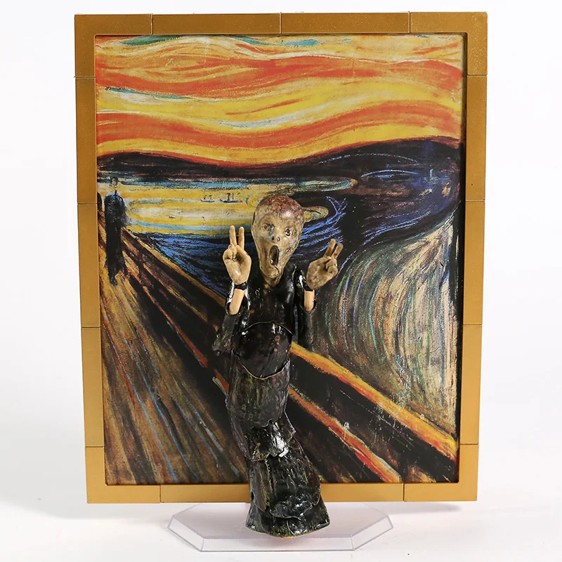 

figma SP-086 The Scream The Table Museum Desk Art Gallery PVC Action Figure Collectible Model Toy