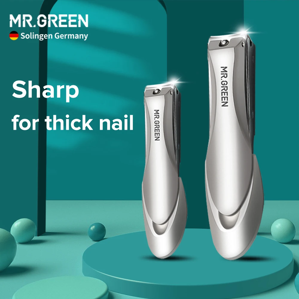 Набор кусачек MR.GREEN для ногтей профессиональные маникюрные щипчики из