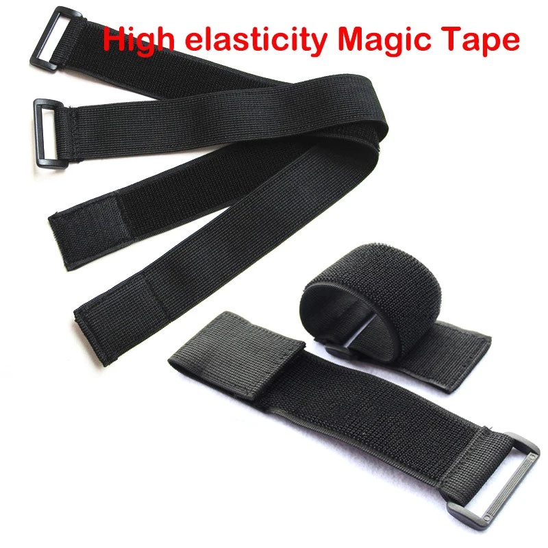 

5pcs Highly Elastic band Magic Tape Sticks Cable Ties Model Straps Wire Elastic Stick Buckle Belt Bundle Tie Hook Loop Fastener