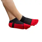 Носки женские, из натурального хлопка, эластичные, с раздельными пальцами, 2 пары, 2021