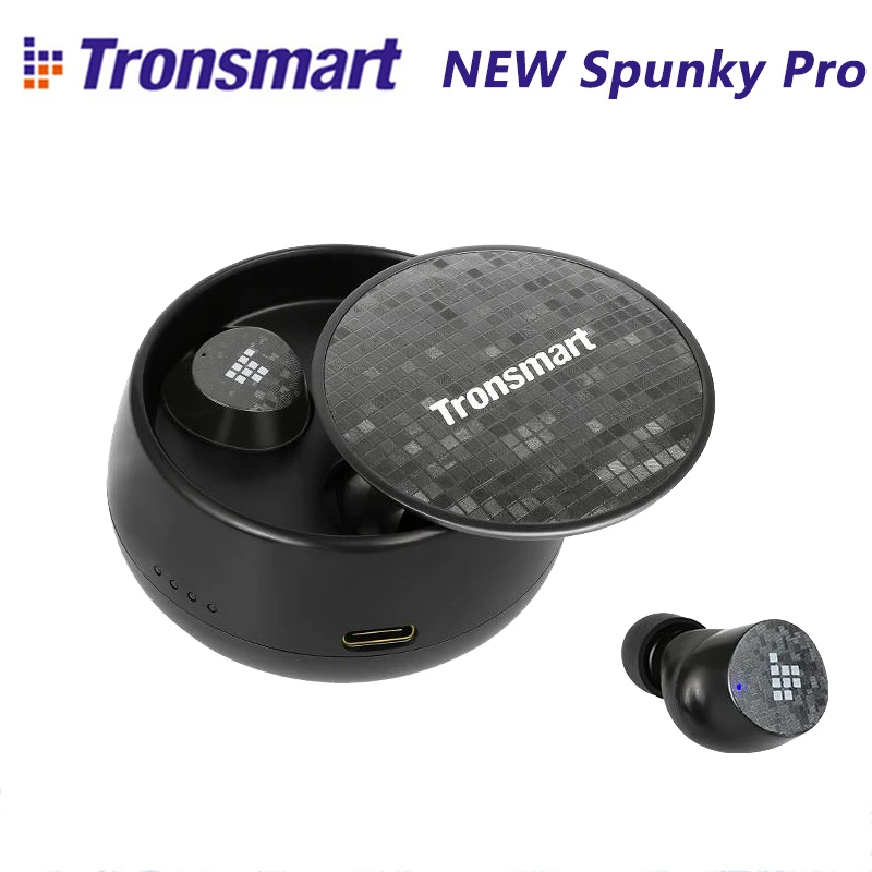 Новейший Tronsmart Spunky профессиональные наушники Bluetooth 5 0 TWS глубокий бас голосовой