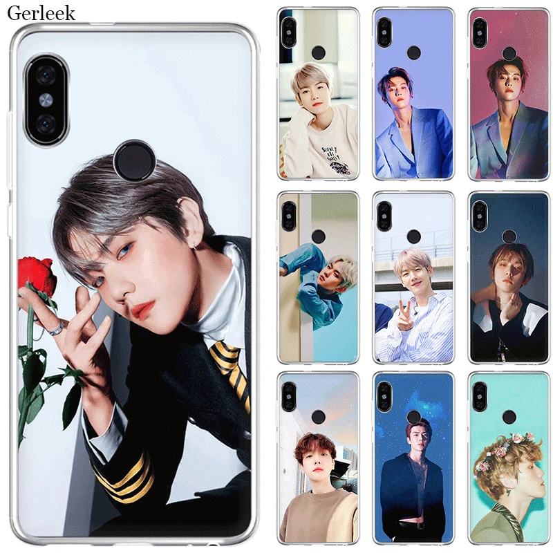 Чехол для Xiaomi Mi 5 мобильного телефона 5S 6 Mix 2S 8 A1 A2 5X 6X Lite F1 9T MAX 3 A3 Pro CC9 CC9E Cover EXO Baekhyun |