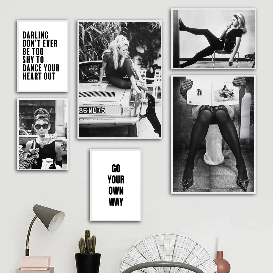 

Wall Art Canvas Painting Nordic Posters And Prints Movie Star Wall Pictures For Living Room Decor