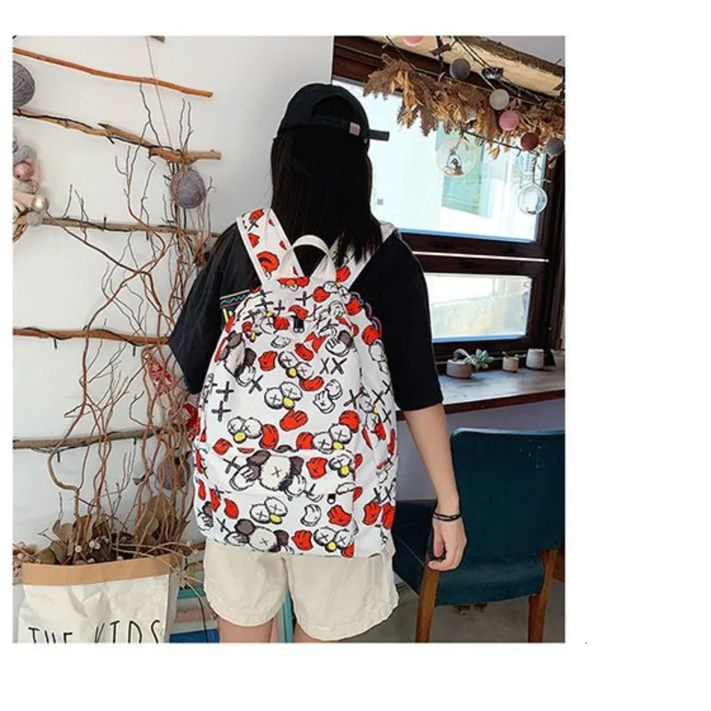 2019 Осенняя сумка оригинальное печатание оба плеча посылка для мужчин и женщин