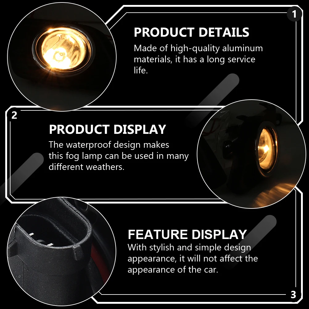 

1 Sets Car Fog Light Waterproof Auto Fog Light Useful Replacement Fog Lamp LED Auxiliary Light For Rogue SUV 2014-2016