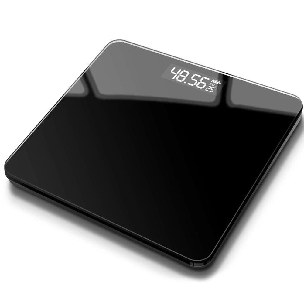Напольные весы для ванной комнаты стеклянные умные электронные зарядка через usb