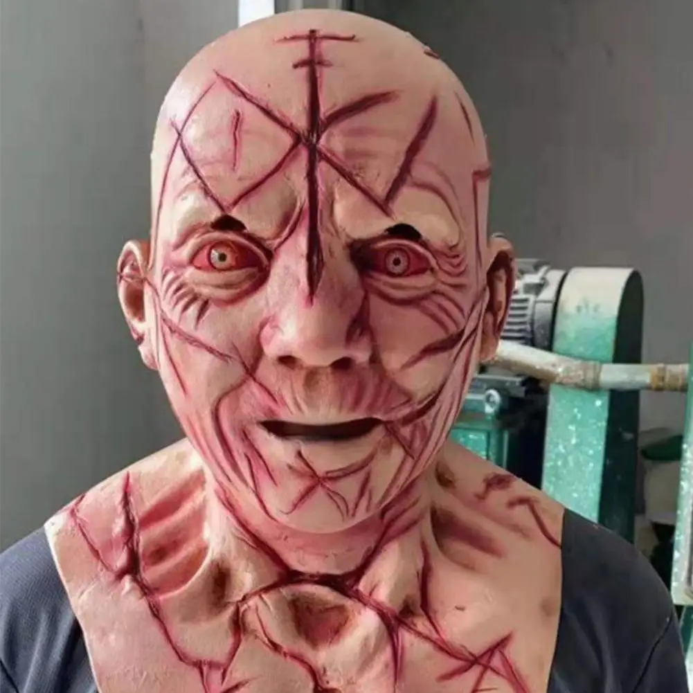 

Halloween Creepy Mask Smiling Demons Mask Evil Cosplay Scary Costume Party Props The Evil Funny Shocker Fancy Toys