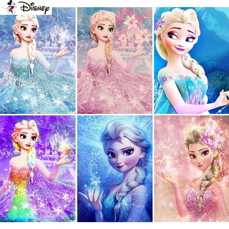 

Алмазная живопись «Дисней» 5D «сделай сам», вышивка крестиком «мультяшная принцесса», домашний декор, инкрустация стразами