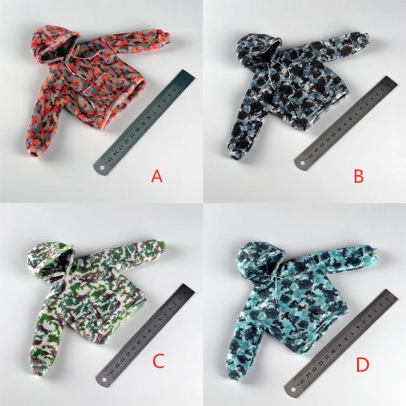 

1/6 Scale CC011 Men's Simple Casual Sports Wind Brushed Warm Sports Sweatshirt Hoodie for 12 Inch Action Figure