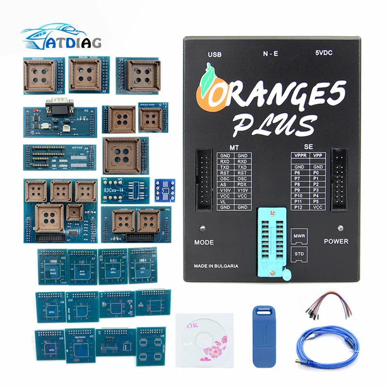 Orange5 Plus V1.35 OEM оранжевый 5 ECU Программатор полный адаптеры универсальный